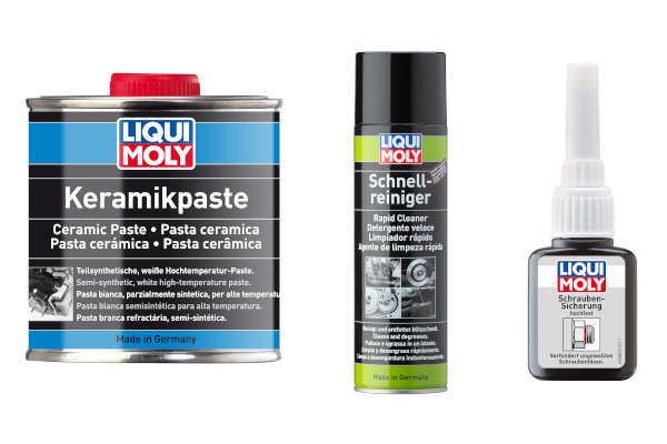 Check-up Media LIQUI MOLY ceramic paste rapid cleaner strong glue
