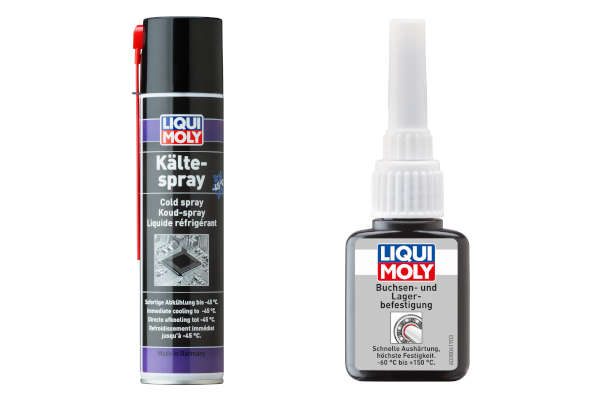 Check-up Media LIQUI MOLY cold spray bearings glue